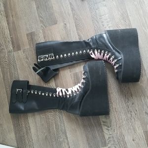 Fantasy Knee-high Wedge Boots